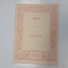 Pièce Viola Gabriel Fauré