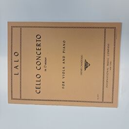 Cello Concerto in D minor for Viola and Piano