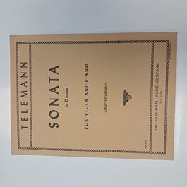 Sonata in D major for Viola and Piano Telemann