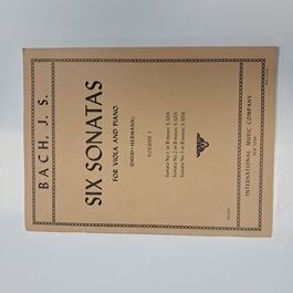 Six Sonatas for Viola and Piano Volume 1