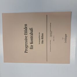 Progressive Etüden für Kontrabass