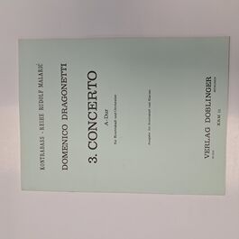 3 Concerto A-dur Kontrabass