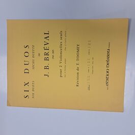 Six Duets J. B. Bréval for 2 Cellos Livre 1