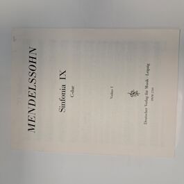 Sinfonia IX C-dur Parte Violín