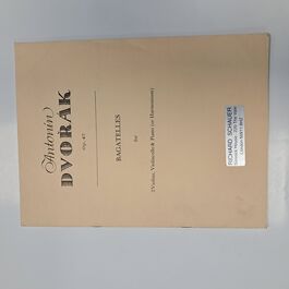 Bagatelles for Stings and Piano Op. 47 Antonín Dvorak