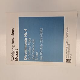 Divertimento Nr. 4 B-dur aus KV Anh. 229 (439)