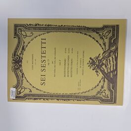 Seis Sestetti Op. 23 (Primo, Secondo, Terzo) for Strings