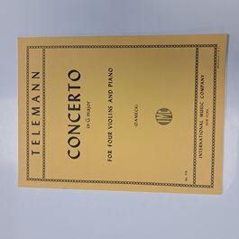 Concerto in G major for four Violins and Piano Concerto in G major for four Violins and Piano