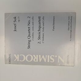 String Quartet No. 2 Josef Suk Op.31