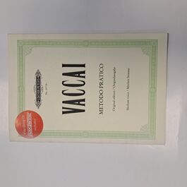 Metodo Práctico Vaccai CD play along included