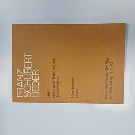 Franz Schubert Lieder Heft 7