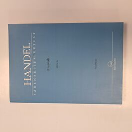 Messiah Händel Vocal Score