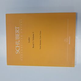 Lieder Volume 3 Low Voice