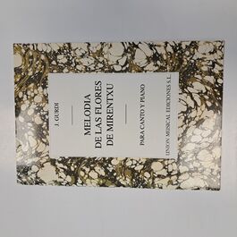 Melodia de las Flores de Mirentxu para Canto y Piano