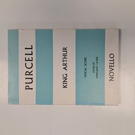 King Arthur Vocal Score