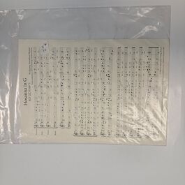 Hosanna in G KV 223 Score