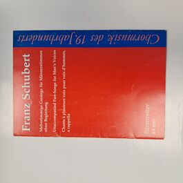 Unaccompanied Part-Songs for Men's Voices