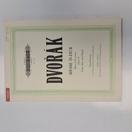 Mass in D Major Opus 86 Chor, Soli und Orgel