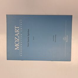 Veni Santé Spiritus KV47 Vocal Score