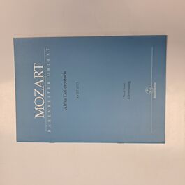 Alma Dei Creatoris KV277 Vocal Score