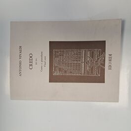 Credo KV591 Canto e Pianoforte Vocal Score