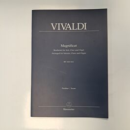 Magnificat Arranged for Soloists, Choir and Organ Vivaldi