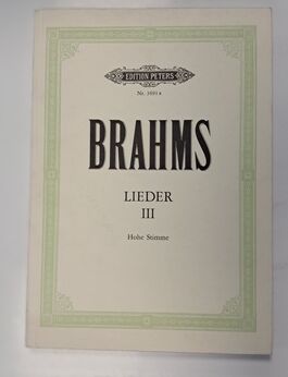 Lieder 3 Brahms