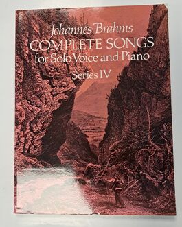 Complete Songs for Solo Voice and Piano Series IV Brahms