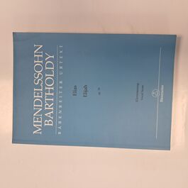 Elias Op. 70 Vocal Score