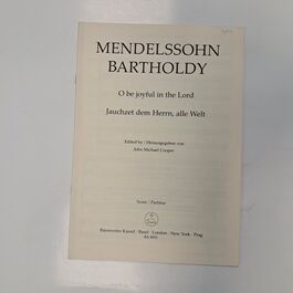 O be Joyful in the Lord Score