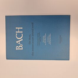 Ein Herz, das Seinen Jesum Lebend Weis Cantata for Easter Tuesday BWV 134 Vocal Score