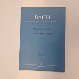 Magnificat in D major BWV 243 Vocal Score