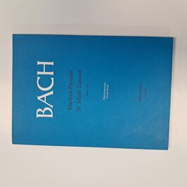 St. Mark Passion BWV 247 Vocal Score