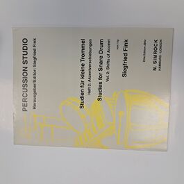 Studies for Snare Drum Vol. 2 Progressive Studies