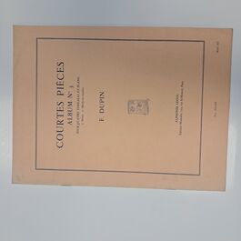 Courtes Pièces Album Nº 3 pour Batteries, Trois Timbales et Piano