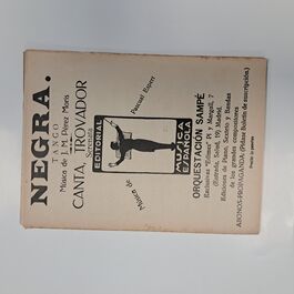 Negra y Canta, Trovador