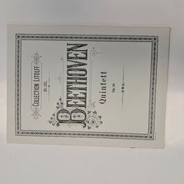 Quintet Op. 16 Beethoven Quintet Op. 16 Beethoven