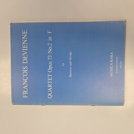 Quartet Opus 73 No. 2 in F for Basson and Strings Quartet Opus 73 No. 2 in F for Basson and Strings
