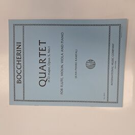 Quartet in D major, Opus 5 No. 1 for Flute, Violin, Viola and Piano Quartet in D major, Opus 5 No. 1 for Flute, Violin, Viola and Piano