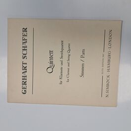 Quintet for Clarinet and String Quartet Quintet for Clarinet and String Quartet