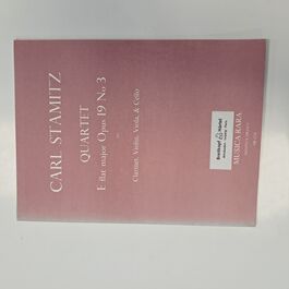 Quartet E flat major Opus 19 nº 3 Clarinet, Violin, Viola & Cello Quartet E flat major Opus 19 nº 3 Clarinet, Violin, Viola & Cello