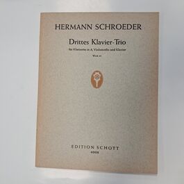 Drittes Klavier-Trio für Klarinette in A, Violoncello und Klavier