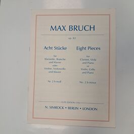 Eight Pieces for Clarinet, Viola and Piano