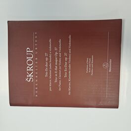 Trio in E flat major Op. 27 for Piano, Clarinet (or Violin) and Violoncello