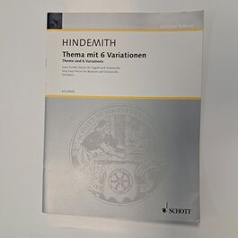 Thema and 6 Variations Very Easy Pieces for Basson and Violoncello