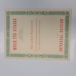 Six Original Compositions Niccolo Paganini Guitarra