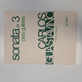 Sonata nº 3 para Guitarra Carlos Gustavino