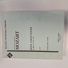 Don Giovanni An Opera in Two Acts Conductor’s Score