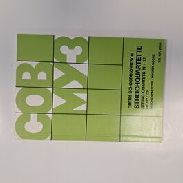 Strings Quartets 11+12 Op Pocket Score