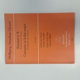 Concerto in B flat Major for Pianoforte and Orchestra KV 450